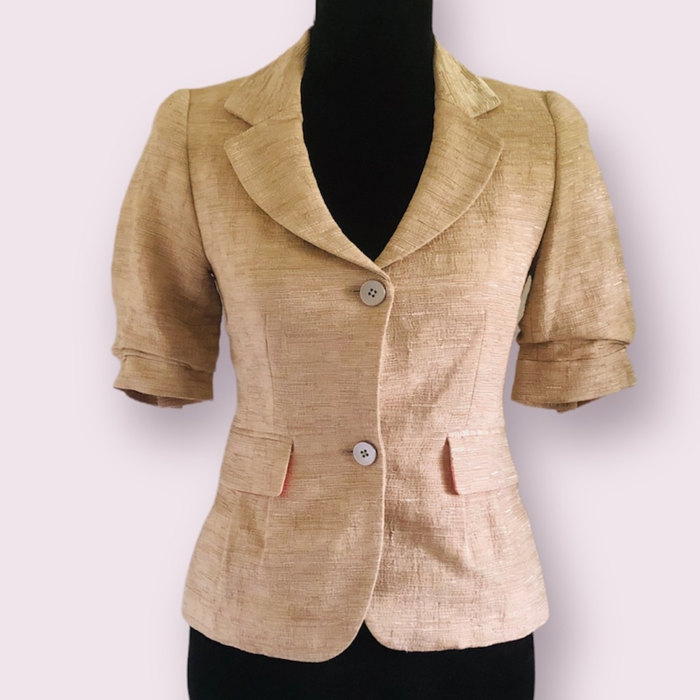 Elie Tahari Sand Blazer Size 2